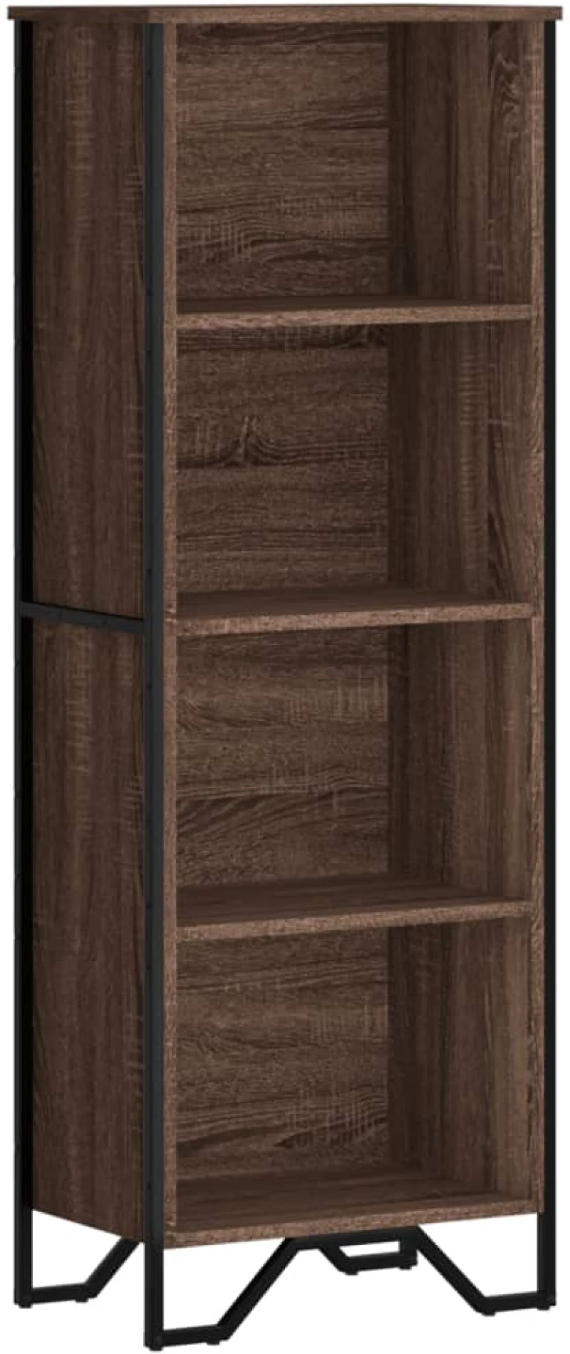 vidaXL Βιβλιοθήκη Καφέ Δρυς 50x31x137,5 εκ. από Επεξεργασμένο Ξύλο