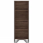 vidaXL Βιβλιοθήκη Καφέ Δρυς 50x31x137,5 εκ. από Επεξεργασμένο Ξύλο