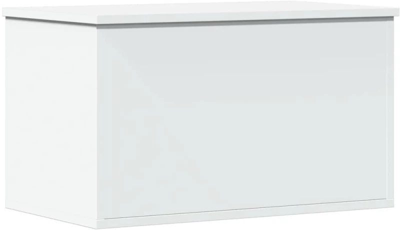 vidaXL Κουτί Αποθήκευσης Λευκό 60x35x35 εκ. από Επεξεργασμένο Ξύλο