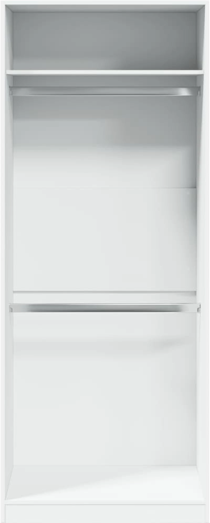vidaXL Ντουλάπα Λευκή 80 x 50 x 200 εκ. από Επεξεργασμένο Ξύλο