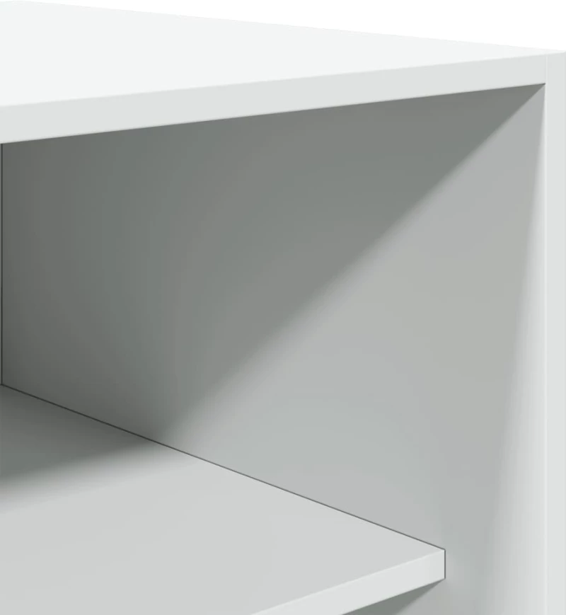 vidaXL Ντουλάπα Λευκή 80 x 50 x 200 εκ. από Επεξεργασμένο Ξύλο