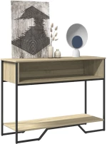 vidaXL Τραπέζι Κονσόλα Sonoma Δρυς 100x35x74,5 εκ. Επεξεργασμένο Ξύλο