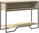 vidaXL Τραπέζι Κονσόλα Sonoma Δρυς 100x35x74,5 εκ. Επεξεργασμένο Ξύλο