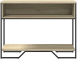 vidaXL Τραπέζι Κονσόλα Sonoma Δρυς 100x35x74,5 εκ. Επεξεργασμένο Ξύλο