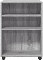 vidaXL Βοηθητικό Τραπέζι με Ρόδες Γκρι Sonoma 55x60x78 εκ Επεξ. Ξύλο