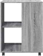 vidaXL Βοηθητικό Τραπέζι με Ρόδες Γκρι Sonoma 55x60x78 εκ Επεξ. Ξύλο
