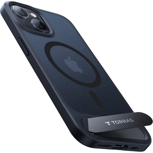 Torras UPRO Pstand Case for iPhone 15 Pro Max (black)
