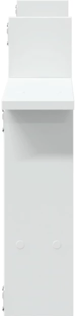 vidaXL Ραφιέρες Τοίχου 2 τεμ. Λευκές 50x12x50 εκ. από Επεξ. Ξύλο