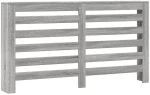 vidaXL Κάλυμμα Καλοριφέρ Γκρι Sonoma 149x20x82 εκ Επεξεργασμένο Ξύλο