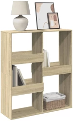 vidaXL Βιβλιοθήκη/Διαχωριστικό Χώρου Δρυς 100x33x115 εκ. Επεξ. Ξύλο