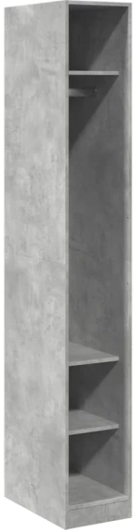 vidaXL Ντουλάπα Γκρι Σκυρ. 30x50x200 εκ. από Επεξεργασμένο Ξύλο
