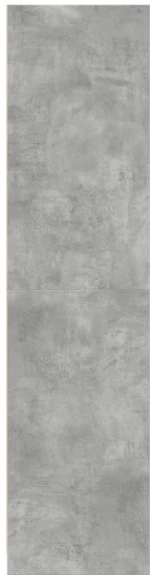 vidaXL Ντουλάπα Γκρι Σκυρ. 30x50x200 εκ. από Επεξεργασμένο Ξύλο