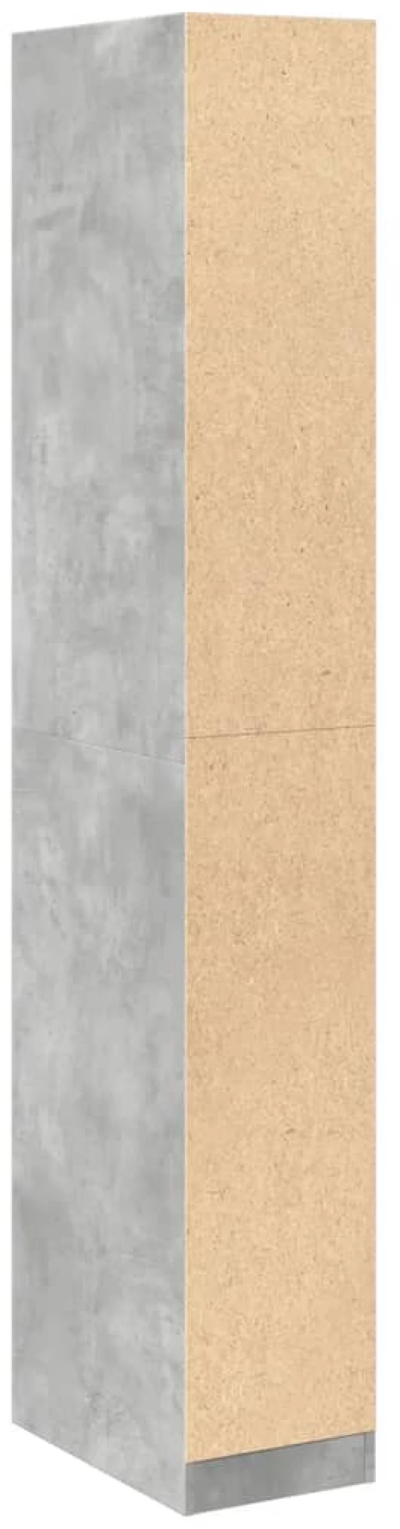 vidaXL Ντουλάπα Γκρι Σκυρ. 30x50x200 εκ. από Επεξεργασμένο Ξύλο