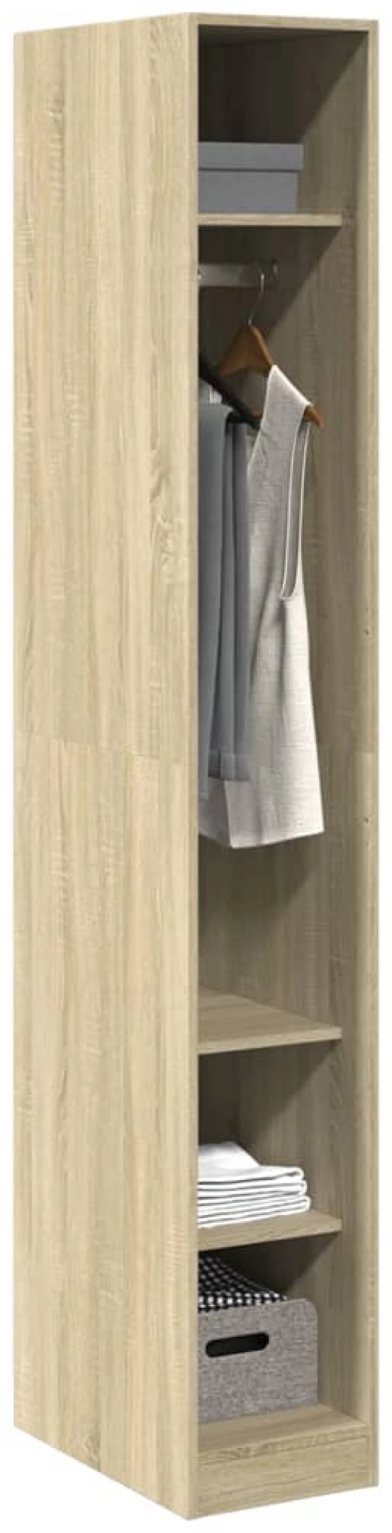 vidaXL Ντουλάπα Sonoma Δρυς 30x50x200 εκ. από Επεξεργασμένο Ξύλο