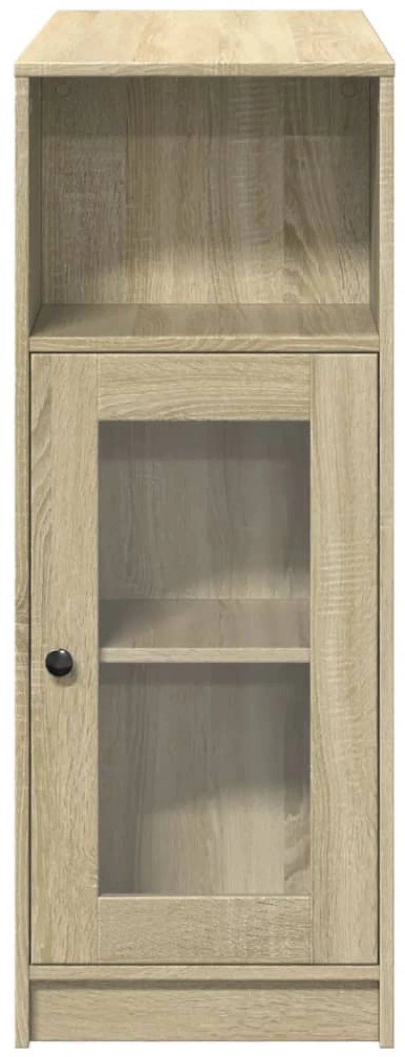 vidaXL Τραπέζι Μπαρ με Ράγες Sonoma Δρυς 101x40x103,5 εκ Επεξεργ. Ξύλο