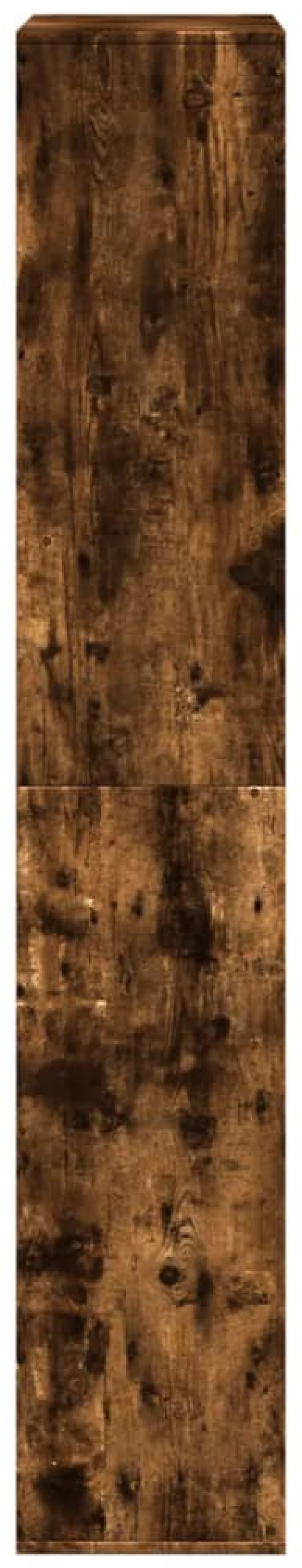 vidaXL Βιβλιοθήκη Καπνιστή Δρυς 100x33x187,5εκ. από Επεξεργασμένο Ξύλο