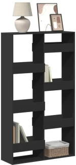 vidaXL Βιβλιοθήκη Μαύρη 100x33x175 εκ. από Επεξεργασμένο Ξύλο