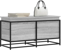 vidaXL Κουτί Αποθήκευσης με Γκρι Sonoma 100x40x51,5 εκ. Επεξ. Ξύλο