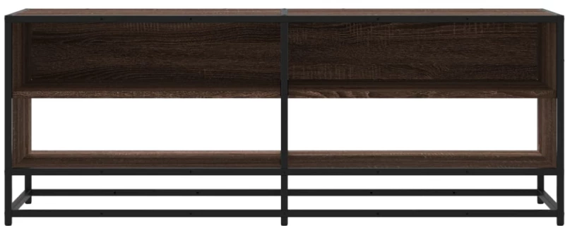 vidaXL Έπιπλο Τηλεόρασης Καφέ Δρυς 120,5x40x46 εκ. Επεξεργασμένο Ξύλο