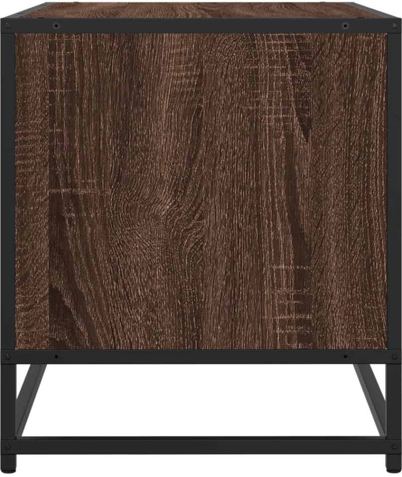 vidaXL Έπιπλο Τηλεόρασης Καφέ Δρυς 120,5x40x46 εκ. Επεξεργασμένο Ξύλο
