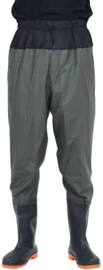 vidaXL Waist Waders με μπότες σκούρο πράσινο μέγεθος 39