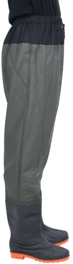 vidaXL Waist Waders με μπότες σκούρο πράσινο μέγεθος 39
