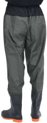 vidaXL Waist Waders με μπότες σκούρο πράσινο μέγεθος 39