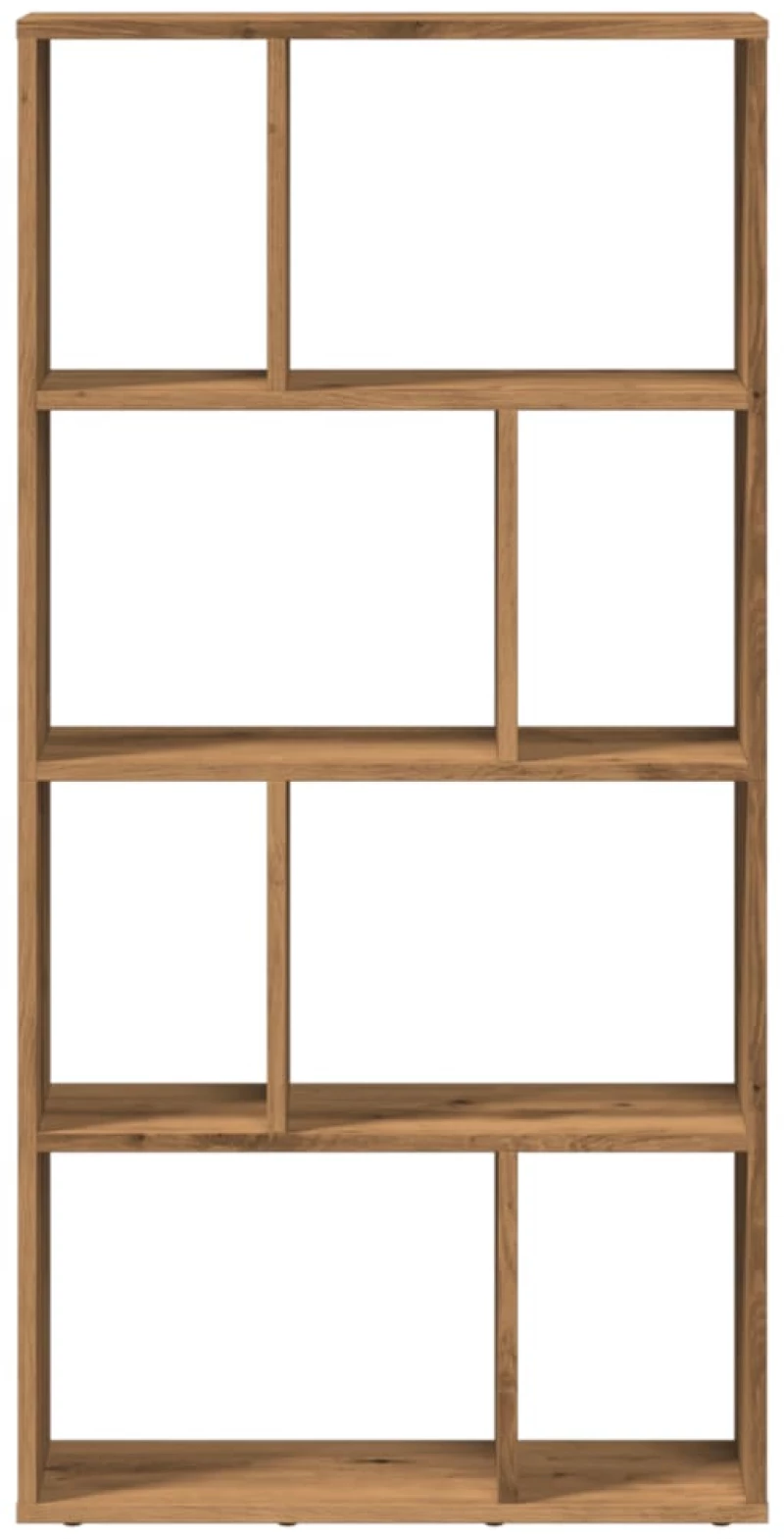 vidaXL Βιβλιοθήκη Αρτισιανή Δρυς 60x20x120 εκ. από Επεξεργασμένο Ξύλο