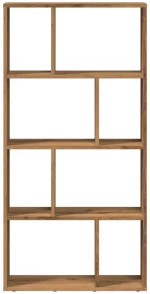 vidaXL Βιβλιοθήκη Αρτισιανή Δρυς 60x20x120 εκ. από Επεξεργασμένο Ξύλο