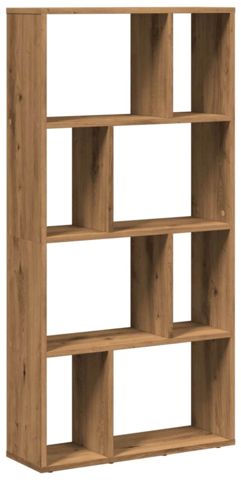 vidaXL Βιβλιοθήκη Αρτισιανή Δρυς 60x20x120 εκ. από Επεξεργασμένο Ξύλο