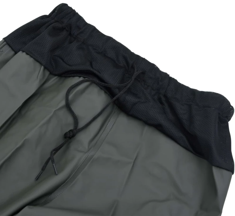 vidaXL Waist Waders με μπότες σκούρο πράσινο μέγεθος 38