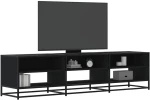 vidaXL Έπιπλο Τηλεόρασης Μαύρο 180x40x46 εκ. από Επεξεργασμένο Ξύλο