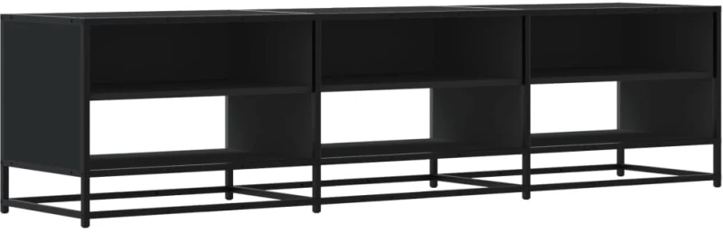 vidaXL Έπιπλο Τηλεόρασης Μαύρο 180x40x46 εκ. από Επεξεργασμένο Ξύλο
