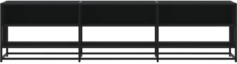 vidaXL Έπιπλο Τηλεόρασης Μαύρο 180x40x46 εκ. από Επεξεργασμένο Ξύλο