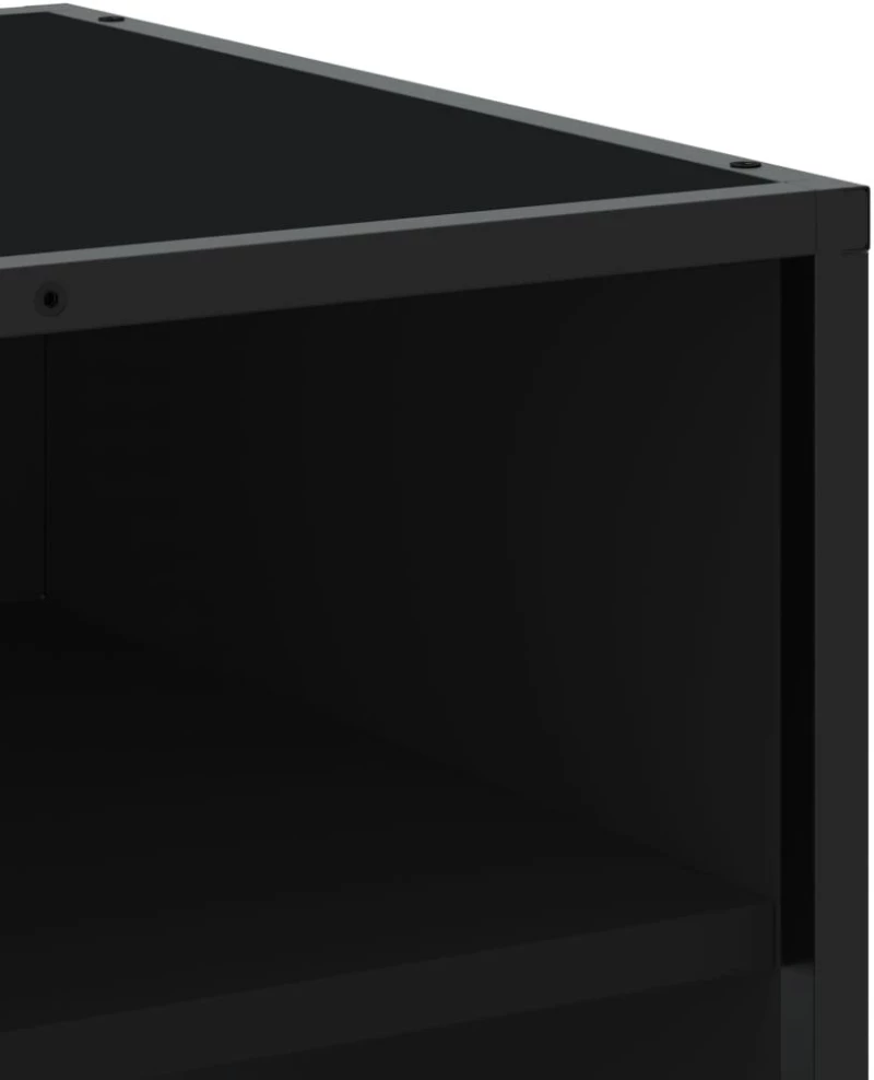 vidaXL Έπιπλο Τηλεόρασης Μαύρο 180x40x46 εκ. από Επεξεργασμένο Ξύλο