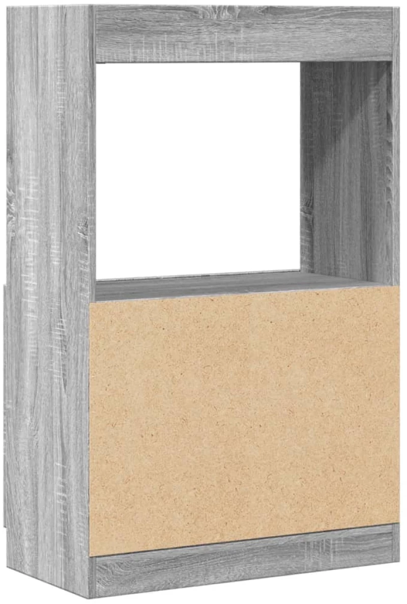 vidaXL Ντουλάπι Γκρι Sonoma 63x33x100 εκ. από Επεξεργασμένο Ξύλο