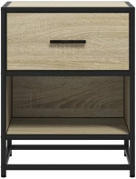 vidaXL Κομοδίνα 2 τεμ. Sonoma Δρυς 40x31x50 εκ. από Επεξεργασμένο Ξύλο
