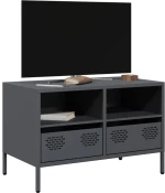 vidaXL Έπιπλο Τηλεόρασης Ανθρακί 68x39x43,5 εκ. Ατσάλι Ψυχρής Έλασης