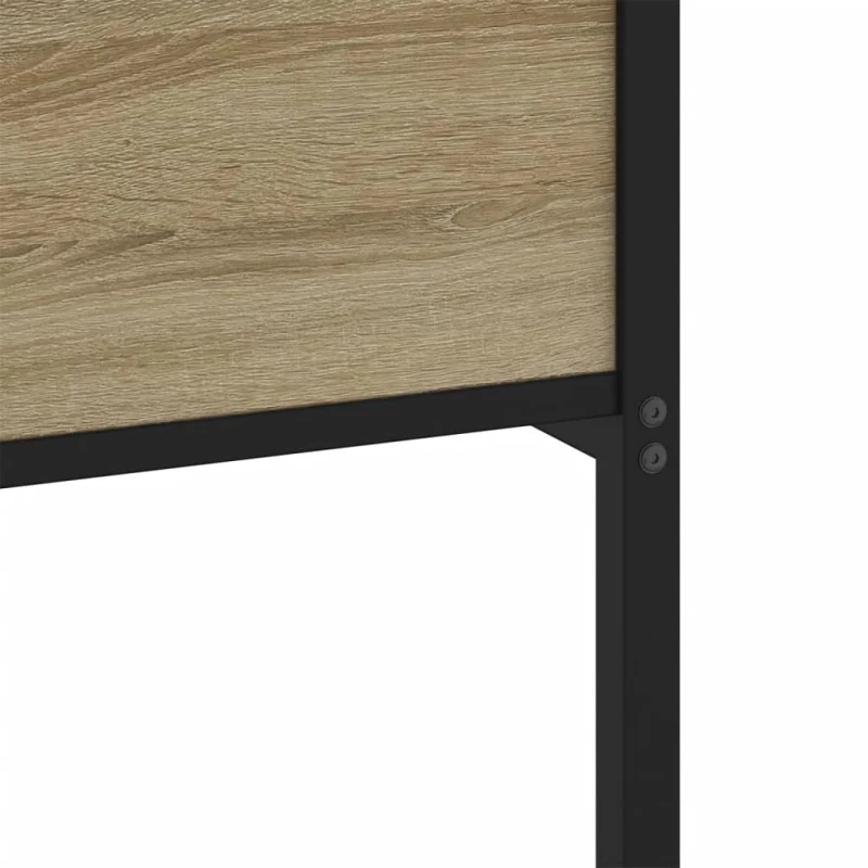 vidaXL Πλαίσιο Κρεβατιού Χωρ. Στρώμα Sonoma Δρυς 107x200 εκ Επ. Ξύλο