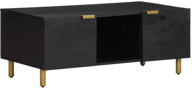 vidaXL Τραπεζάκι Σαλονιού Μαύρο 100x54x40 εκ. από Επεξεργασμένο Ξύλο