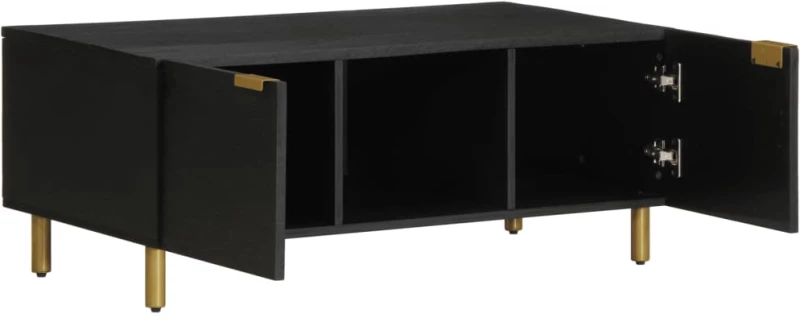 vidaXL Τραπεζάκι Σαλονιού Μαύρο 100x54x40 εκ. από Επεξεργασμένο Ξύλο