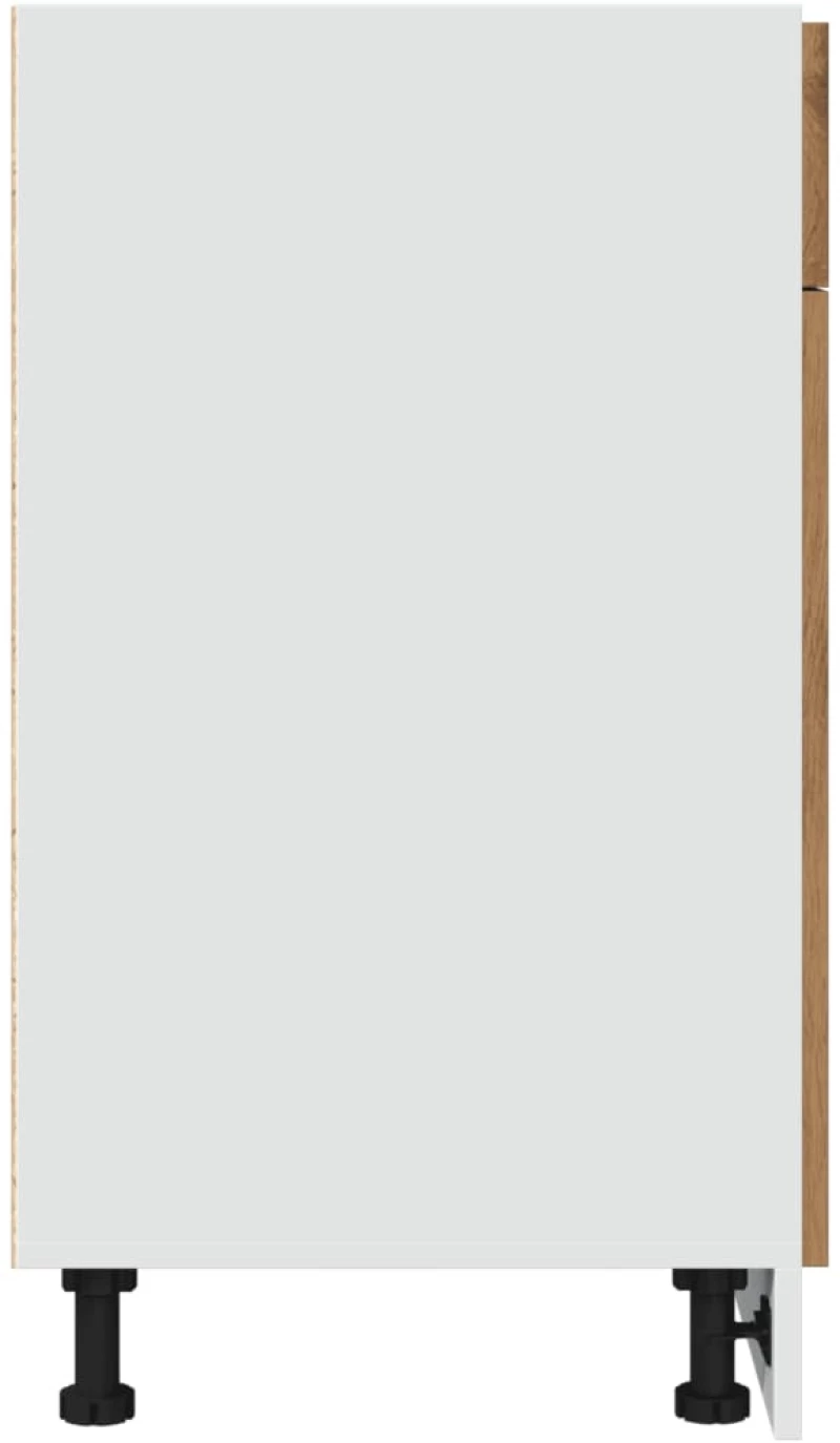 vidaXL Έπιπλο Με Συρτάρι Αρτισιανή Δρυς 50x46x81,5 εκ. Επεξεργ. Ξύλο
