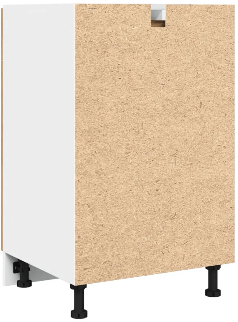 vidaXL Έπιπλο Με Συρτάρι Αρτισιανή Δρυς 50x46x81,5 εκ. Επεξεργ. Ξύλο