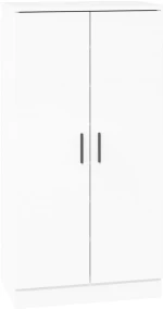 vidaXL Παπουτσοθήκη Γυαλιστερό Λευκό 55x35x108 εκ. Επεξεργασμένο Ξύλο