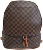 Γυναικείο backpack καρώ ΚΑΦΕ
