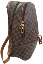 Γυναικείο backpack καρώ ΚΑΦΕ