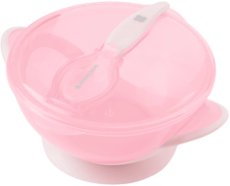 Kikka Boo Μπολ Με Κουτάλι Feedy Pink 31302040152
