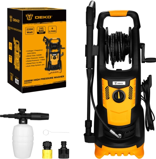 Πλυστικό Υψηλής Πίεσης 2200W 165BAR DEKO DKKHW05