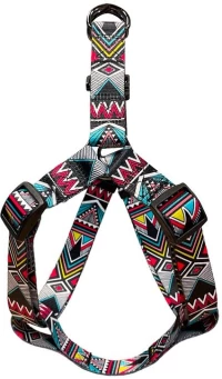 Goget Σαμαράκι Τύπου Α με Πλαστικό Κλιπ Kaleidoscope Λευκό XS 1x26-40cm