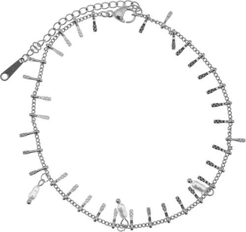 Γυναικεία Αλυσίδα Ποδιού από Ατσάλι 200287 Ασημί Ασημί